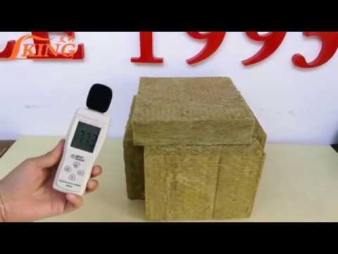 Soundproof rock wool insulation for wall insulation