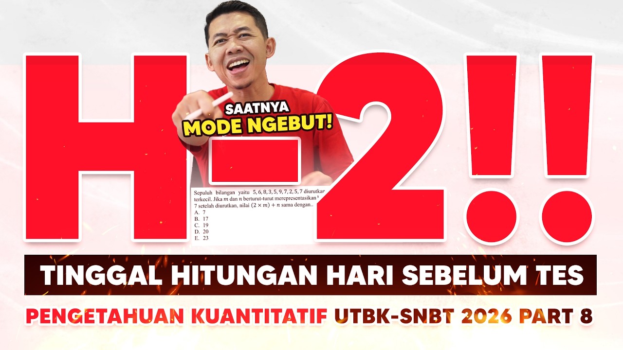 SOAL UTBK 2026 PENGETAHUAN KUANTITATIF PART 8