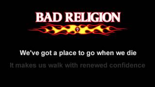 American Jesus - Bad Religion - (HD) Lyrics on screen