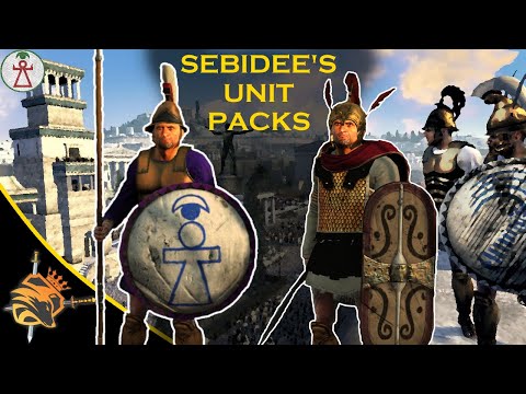 Rome II : Sebidee's Unit Packs Are INCREDIBLE! - Exploring CARTHAGE! ♠