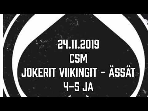 Juniori-Ässät - C1-joukkue - 24.11.2019 CSM Jokerit Viikingit - Ässät Maalikooste
