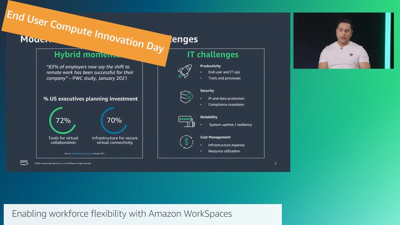 End User Computing Innovation Day: Enabling workforce flexibility with Amazon WorkSpaces