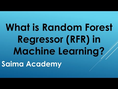 What is Random Forest Regressor RFR Urdu Hindi
