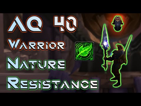 AQ 40 Warrior Nature Resistance Guide Classic Wow
