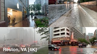 Reston in the Rain (ASMR, 4K)