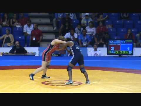 PAG W - Pirozhkova (USA) pin Zavala (VEN), 63 kg