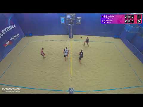 18:05 D. Svyrydenko / M. Stepanov - D. Korobkov / V. Kushch 13.04.2023 | Winners Beach Volleyball