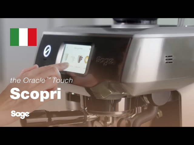 Video Teaser für The Oracle® Touch di Sage – La macchina per espresso automatica di ultima generazione (IT)