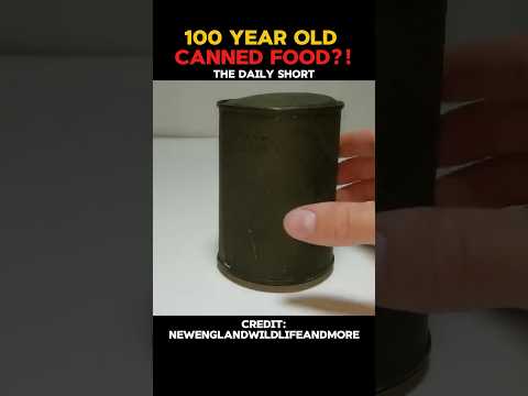 What does a 100 YEAR OLD canned food look like??