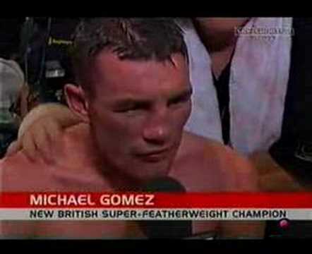 Alex Arthur vs Michael Gomez Post fight interview