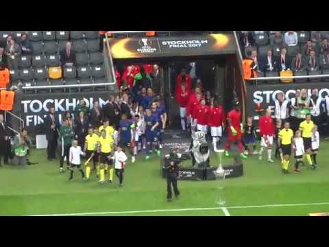 2017 UEFA Europa League Final: Players' entrance & Opening Ceremony