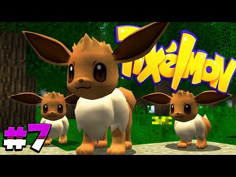 'SO MANY EEVEES!' - Minecraft Pixelmon GOTTA CATCH 'EM ALL S1 Ep. 7