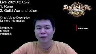 Live: Guild Battle, Sell Runes and more, Summoners War Indonesia #DPWU, 2021.02.02-02