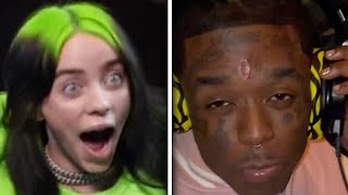 Celebs React to Lil Uzi Vert Getting $24M Diamond Engraved In Forehead video