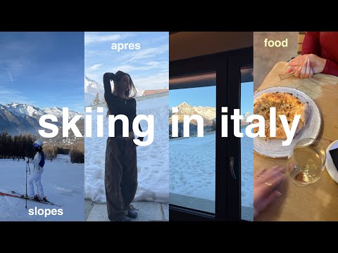 SKIING IN ITALY 25 VLOG ⛷️ slopes, drinks & lils