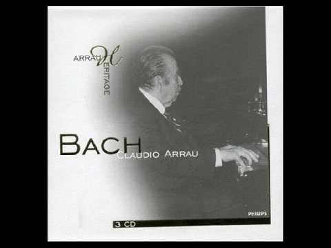 Bach by Arrau - Partita No 1 in B flat, BWV 825 - 1, 2, 3