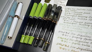 🌸Nagasawa and TWSBI Haul unboxing plus ink swatching🌸