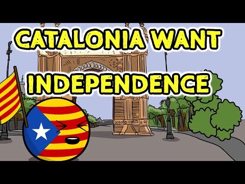 カタルーニャは独立を望んでいる - Countryballs (Catalonia wants independence - Countryballs)