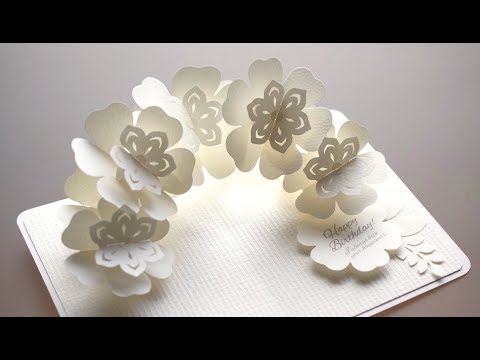 pop-up card__White Flowers_2019