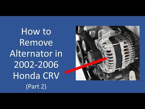 How to Remove 2005 Honda CRV Alternator Without Removing Radiator (Part 2)