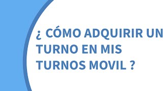 Tutorial Mis Turnos Móvil (ArgenSalud): cómo adquirir un turno desde la app del paciente