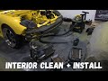 RX7 Interior Clean + Install!