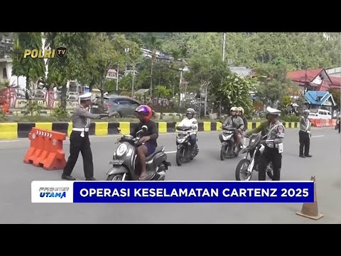 HARI KE 10 OPERASI KESELAMATAN CARTENZ 2025 POLDA PAPUA RAZIA KENDARAAN DITINGKATKAN