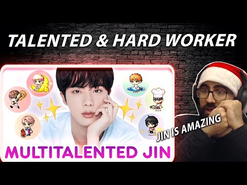 Such a hard worker too! - Kim seokjin is a multitalented king | Shiki Reaction