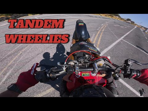 Sunday Stunt Day : Ep 3 Stunt riding in Cape Town (636 TANDEM STUNTS, BURNOUTS, WHEELIES)