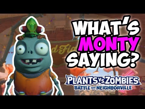 Monty Says What! Food Fight Edition | Plants vs. Zombies: Battle For Neighborville