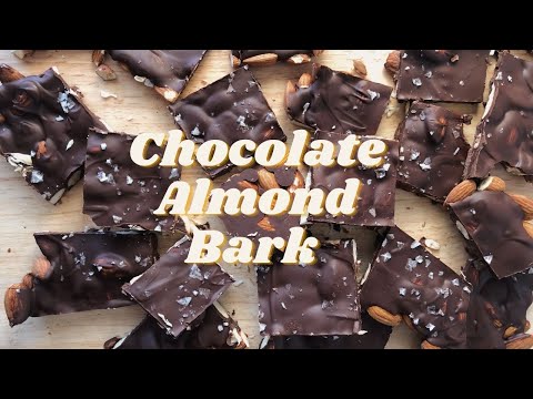 Chocolate Almond Bark // 3 Ingredient Recipe // Simple and Easy