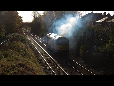 *CLAGGY* GBRf Class 60 No. 60076 on 0G60 Tuebrook Sidings - Belmont Down Yard on 12.11.20 - HD