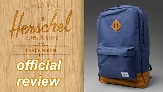 Video thumbnail for Herschel Supply Co. Heritage Backpack Review by Toast Pop