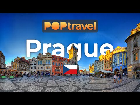 Walking in PRAGUE / Czech Republic 🇨🇿- Štefánikův most to Jewish Quarter - 4K 60fps (UHD)