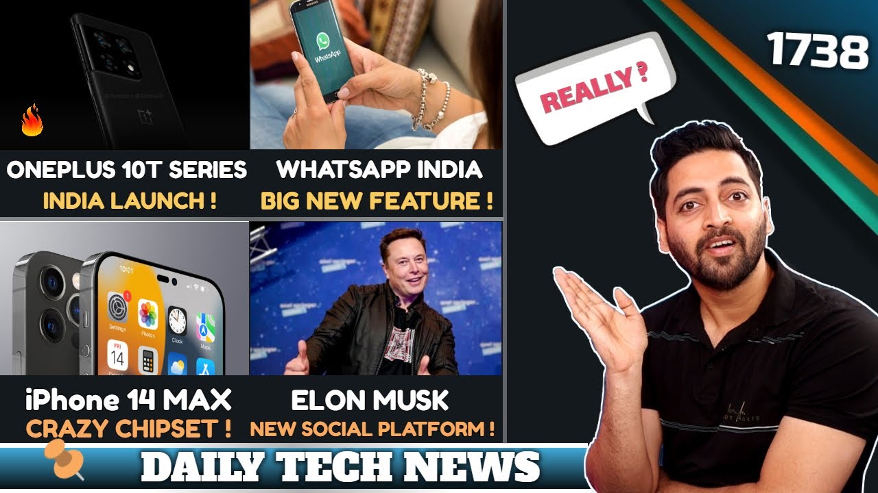 Oneplus 10T India Launch,WhatsApp Crazy New Feature,vivo X Series,Nord 2T Full Specs,iPhone 14 Max