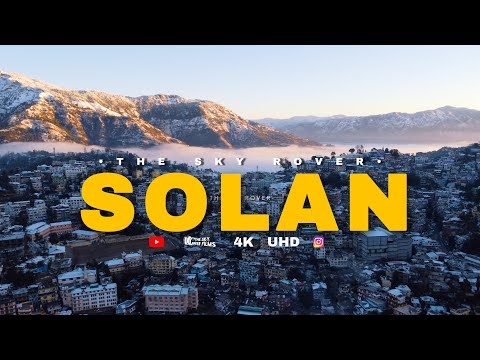 Solan 4K - Himachal Pradesh Tourism | Snowfall | Drone Video | Latest Dji Drone Videos |
