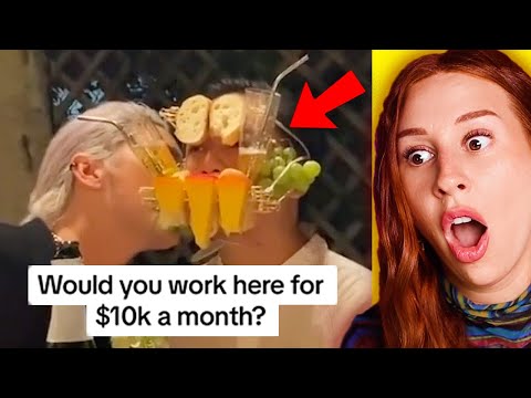 my jaw is on the floor...these tiktoks are unhinged - REACTION