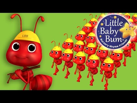 Ants Go Marching | Nursery Rhymes for Babies by LittleBabyBum - ABCs and 123s