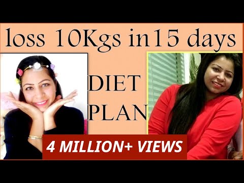 How To Lose Weight Fast 10 Kgs In 15 Days | Full Day Diet Plan For Weight Loss - Hindi | Fat to Fab Video