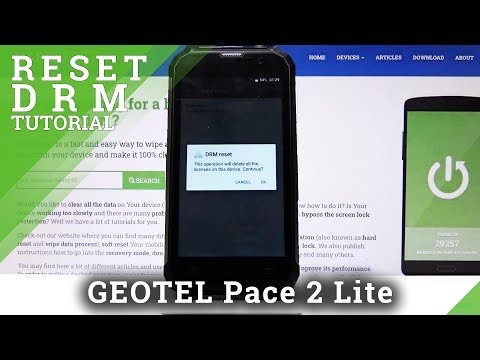 How to Erase DRM Data on Geotel Pace 2 Lite –  Reset DRM