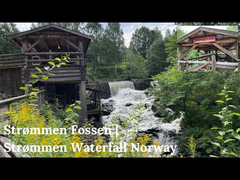 Strømmen Waterfall Oslo Norway | Norway Beautiful Places | Norway Walking Tour | Norway Travel Vlog