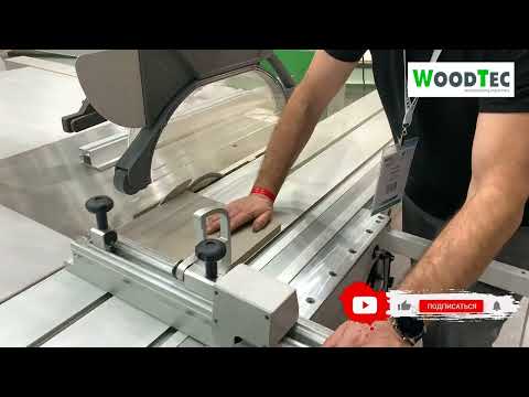 WoodTec PS 45 Digital - форматно-раскроечный станок woo9330, видео 14
