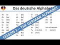 The German Alphabet - Learn German (Lesson 1) -  Complete A1-B1 Course - deutsches Alphabet