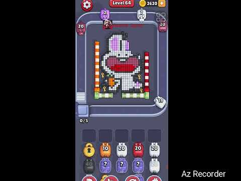 Pixel Flow Level 64 Walkthrough