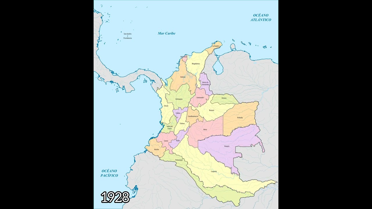 Historia Territorial de Colombia 1824-1990