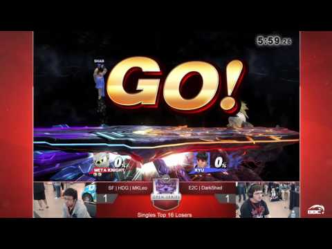 UGC Smash 4 Losers Top 16 - SF l HDG l MKLeo (Metaknight) vs. E2C l DarkShad (Ryu)