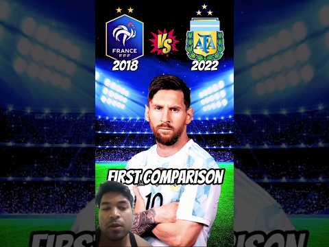 France 2018 Trio vs Argentina 2022 Trio Messi asks Ronaldo (Messi, Mbappe, Griezmann...)#shorts
