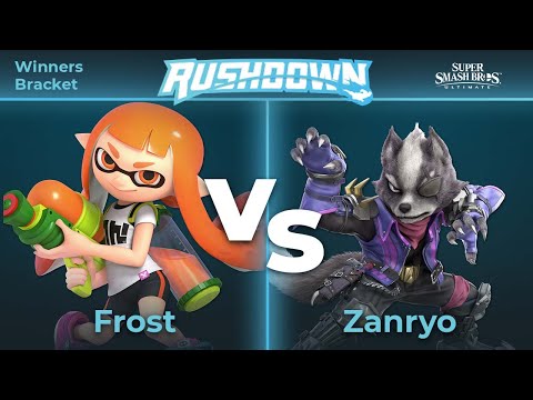 Rushdown 49 - Frost (Inkling) vs Zanryo (Wolf) Winners Bracket - SSBU