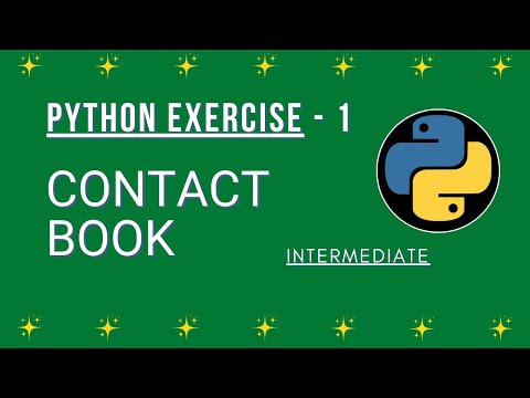 Python Digital Contact Book