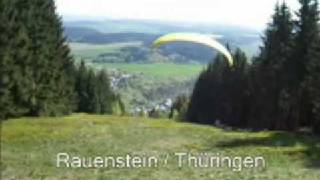 preview picture of video 'Gleitschirmfliegen in Rauenstein/ Thüringen'